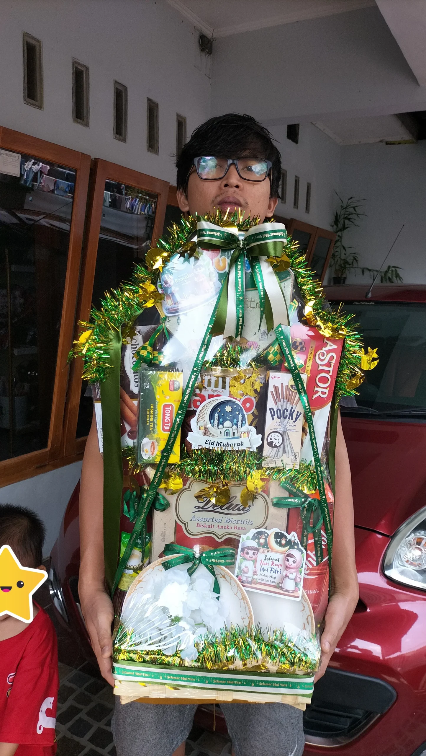 lihat ukuran parcel lebaran ukuran besar siap kirim area purwokerto