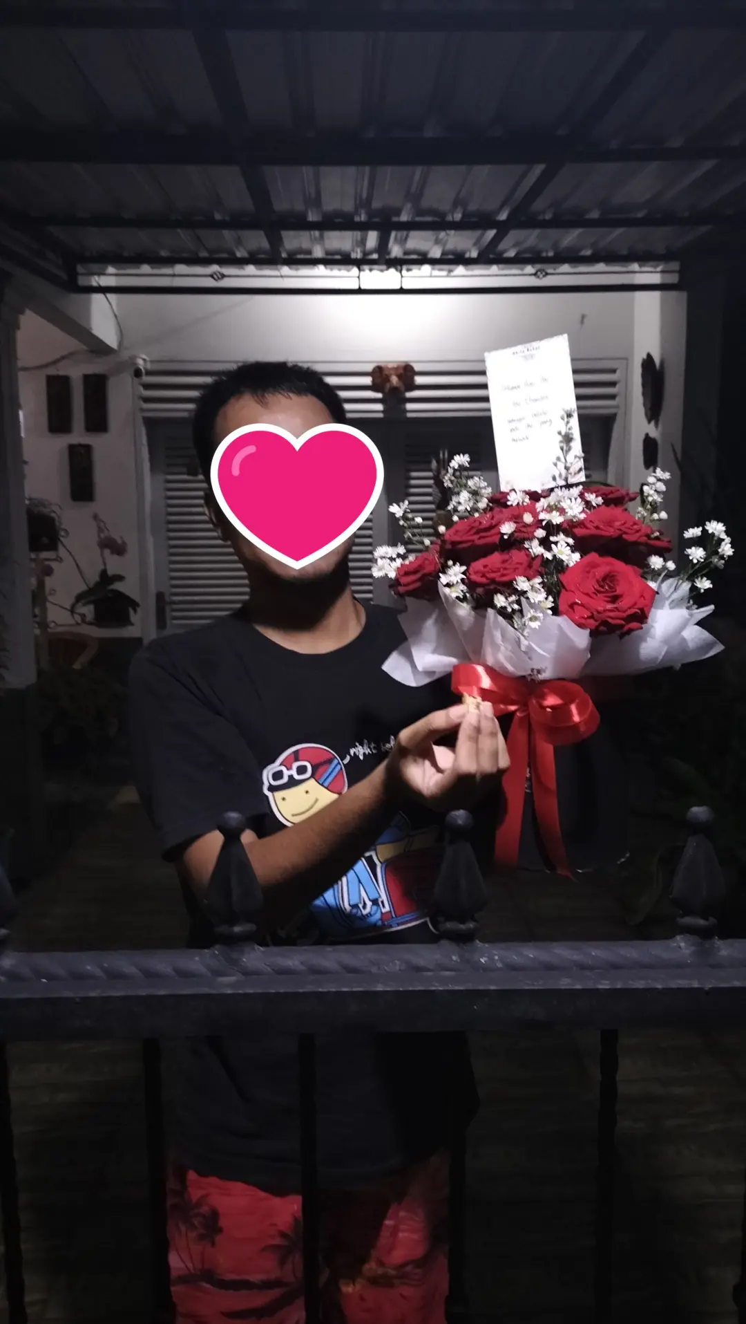 bloom box  atau bunga meja mawar merah 10 tangkai
