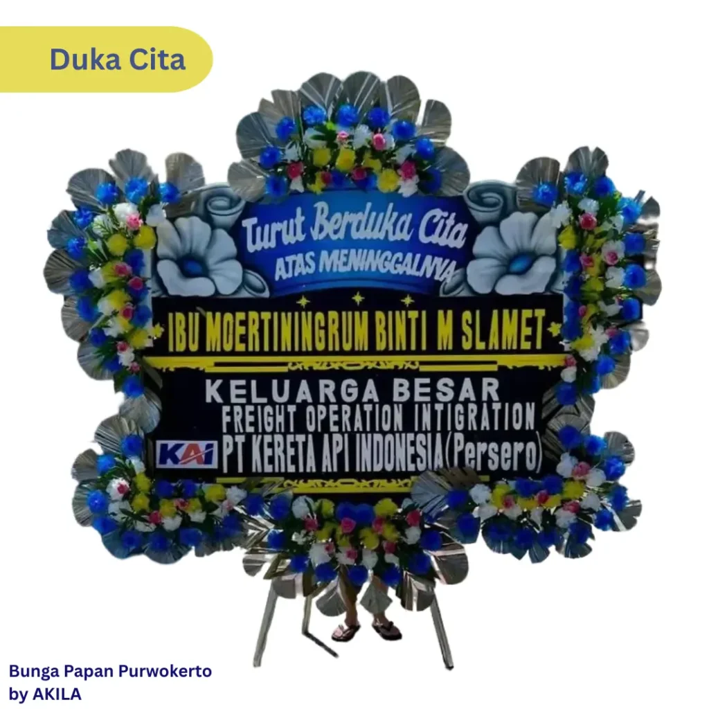 Bunga Papan Duka Cita Free Spirit rumah duka adiguna purwokerto