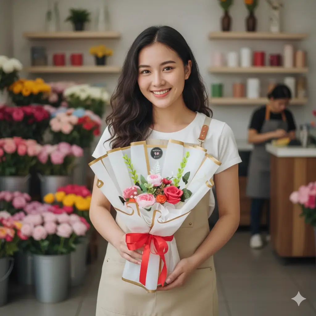 jual buket bunga untuk pacar murah Girlfriend Day purwokerto