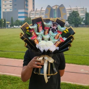 Jual Buket Uang 20rb untuk Wisudawan Putra Sweet Boys Purwokerto