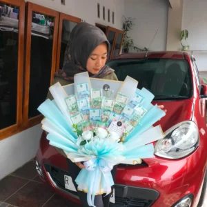 Jual Buket Uang Asli Mix 50 & 20 Ribu Asli Wifey Money Purwokerto