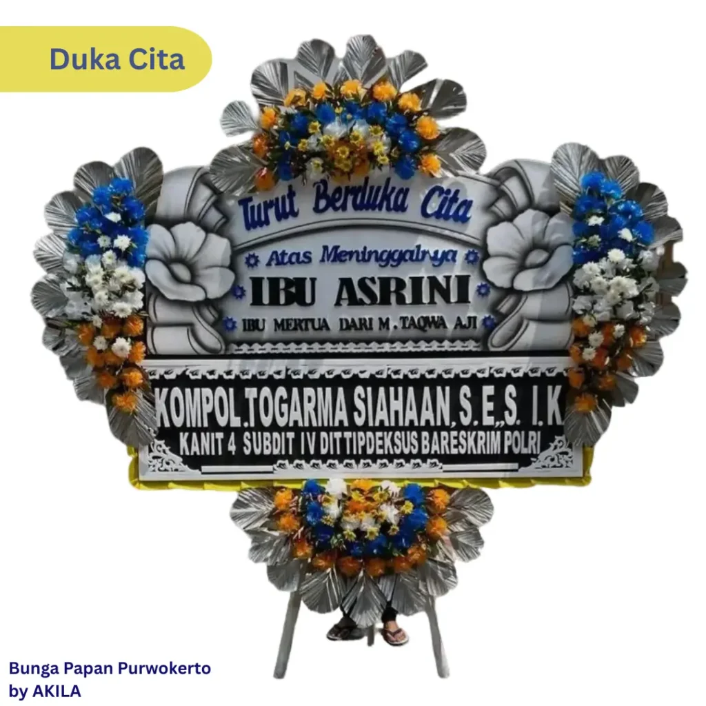 Bunga Papan Absolute Calm Duka CitaFree Ongkir Purwokerto
