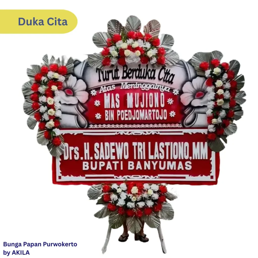 Bunga Papan duka cita Absolute Calm Free Ongkir wilayah Purwokerto
