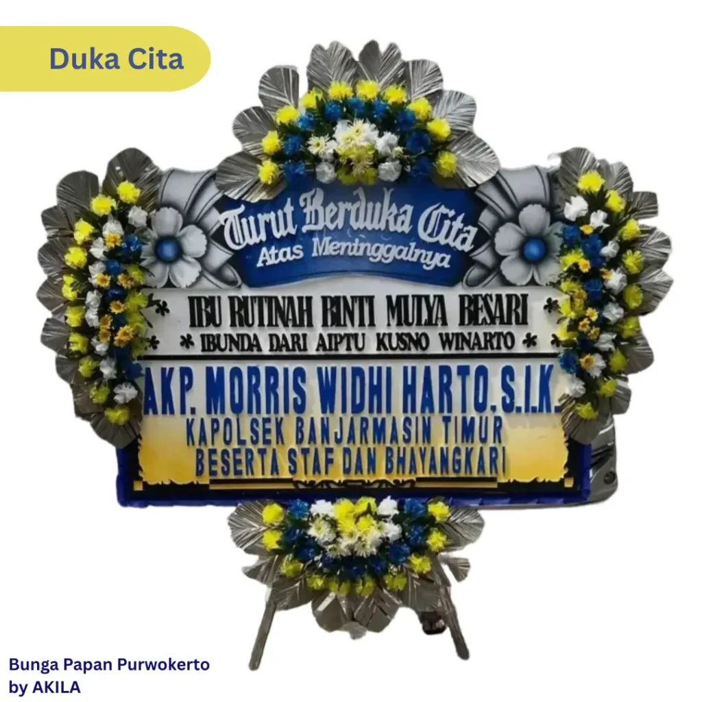 Bunga Papan Duka Cita Life Destiny Purwokerto