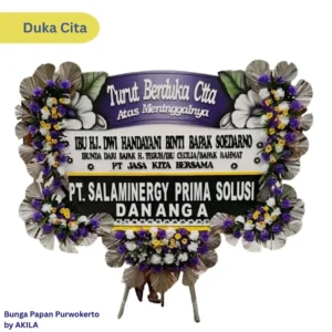 Kirim Bunga Papan Duka Cita Painless Life rumah duka adiguna purwokerto
