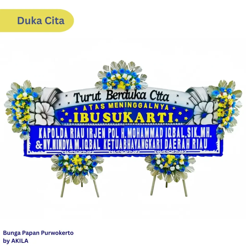 Bunga Papan Duka Cita Stairway Heaven Free Ongkir ke rumah duka di Purwokerto