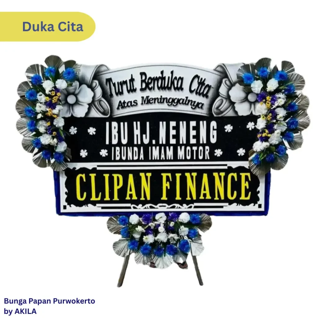 Bunga Papan Duka Cita Stars Heaven proses cepat & free ongkir area purwokerto