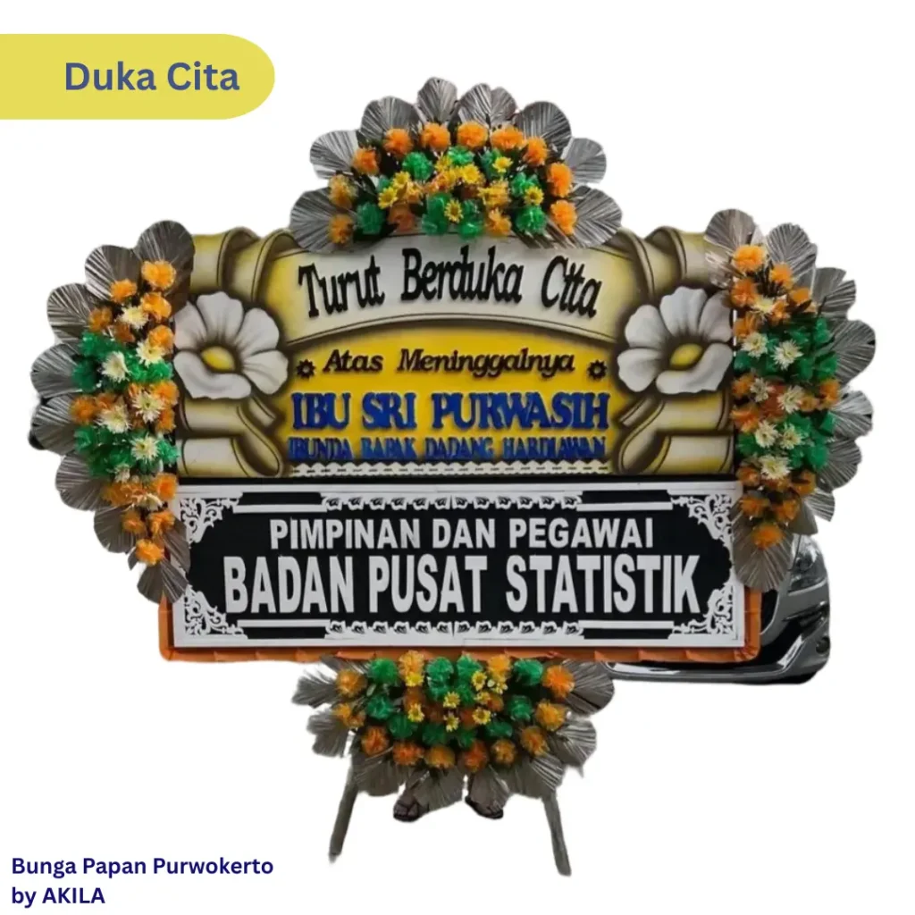 Bunga Papan Duka Cita Absolute Calm Purwokerto