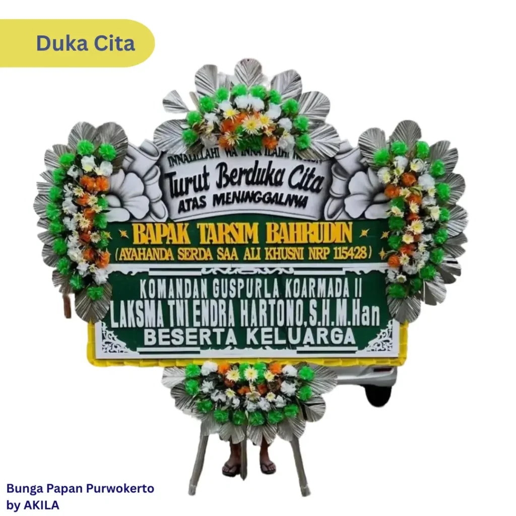 Bunga Papan Deepest Sympathies Free Ongkir Area Purwokerto