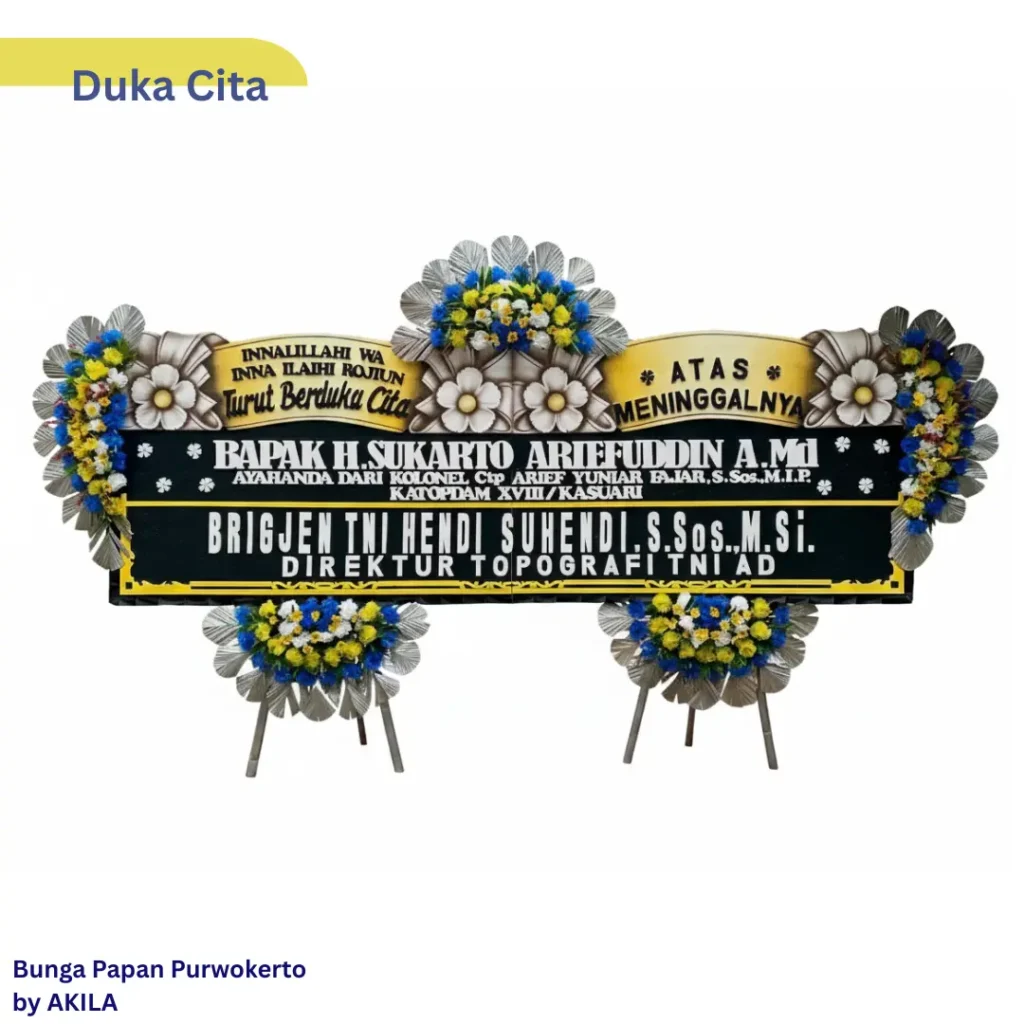 Bunga Papan Duka Cita Eternal Door Free Ongkir Purwokerto