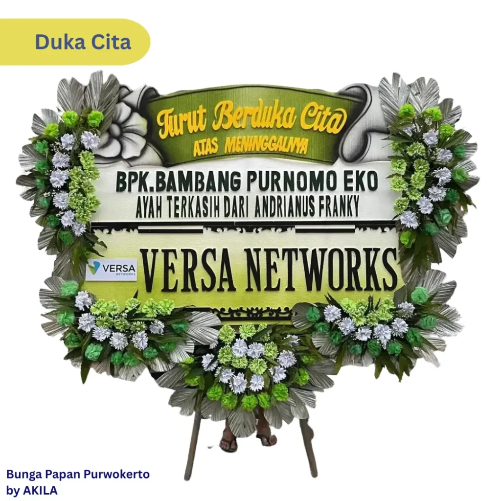 Jual Bunga Papan Duka Cita Painless Life Proses Cepat & Free Ongkir rumah duka adiguna purwokerto
