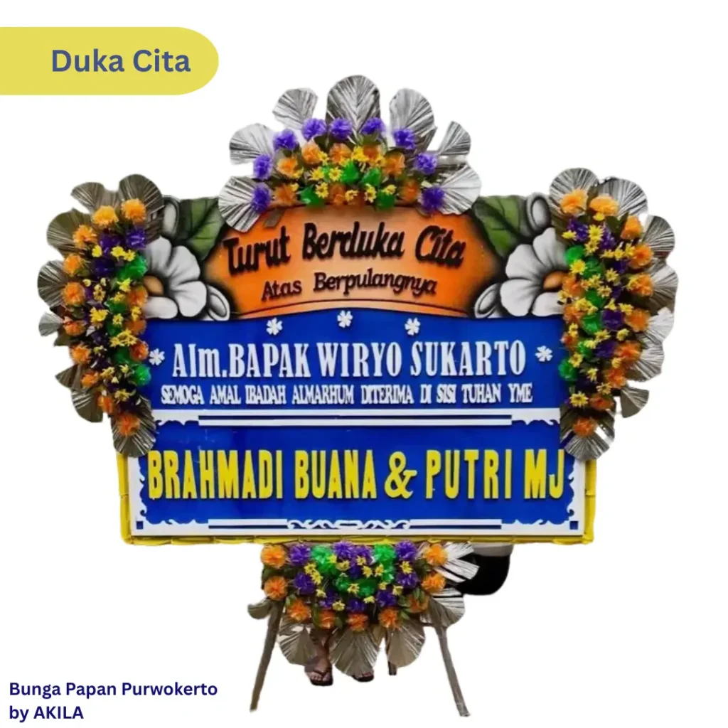 Bunga Papan Duka Cita Unleash Soul Layanan proses cepat 2 jam kirim ke rumah duka di purwokerto