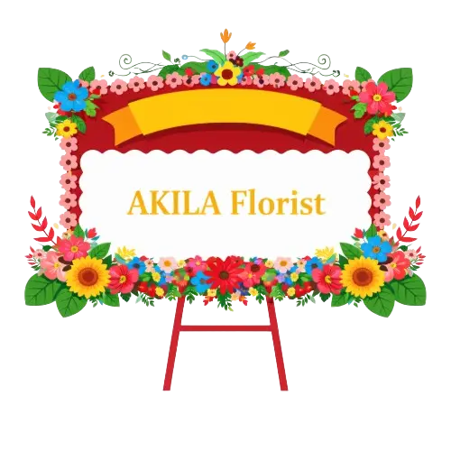 logo bunga papan akila florist